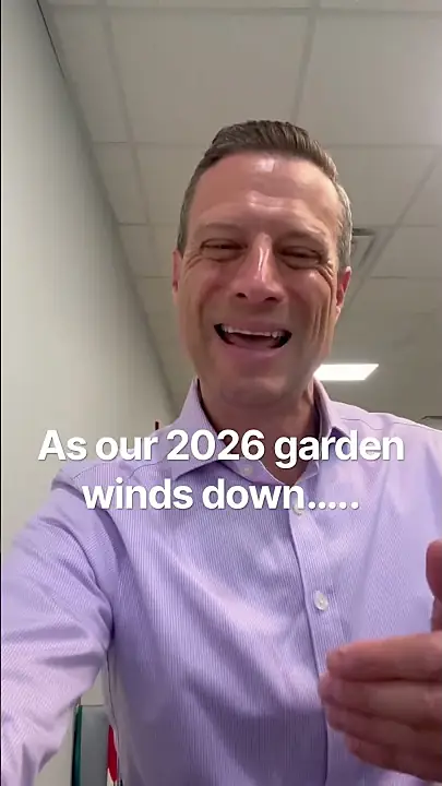 As our 2026 garden winds down