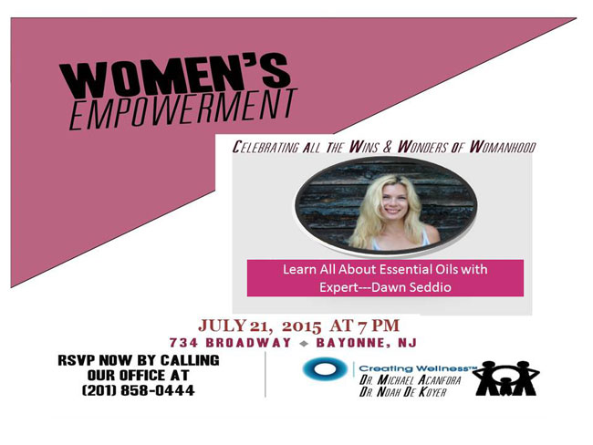  Bayonne Chiropractors Office Women’s Empowerment Project