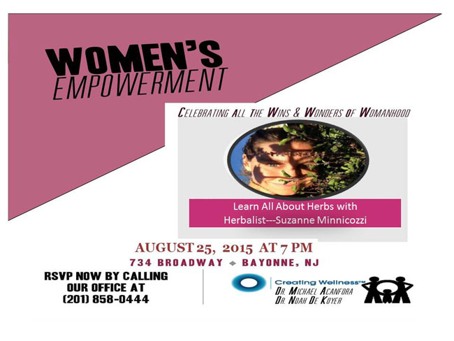  Bayonne Chiropractors Office Women’s Empowerment Project