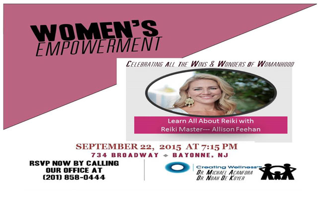  Bayonne Chiropractors Office Women’s Empowerment Project