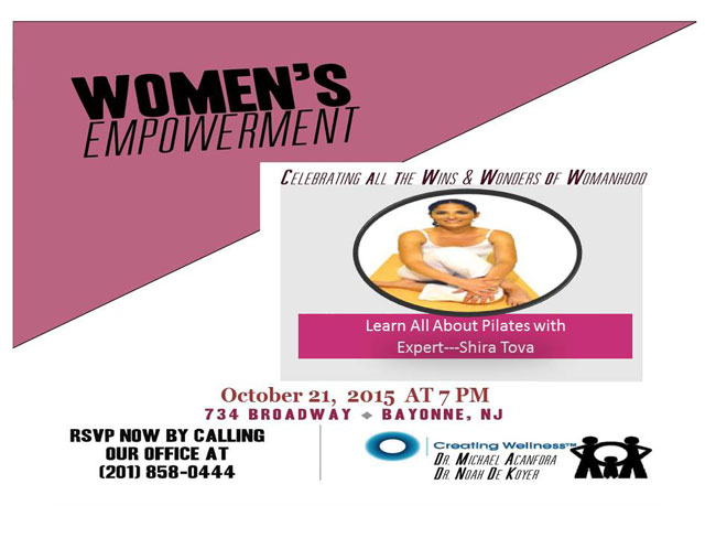  Bayonne Chiropractors Office Women’s Empowerment Project