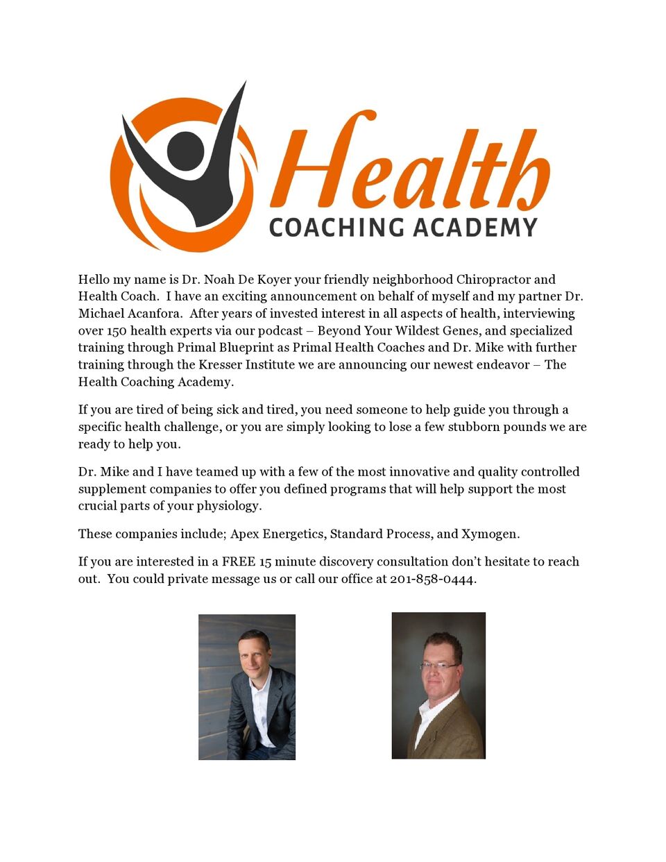 The Health Coaching Academy With Bayonne Best Chiropractor 